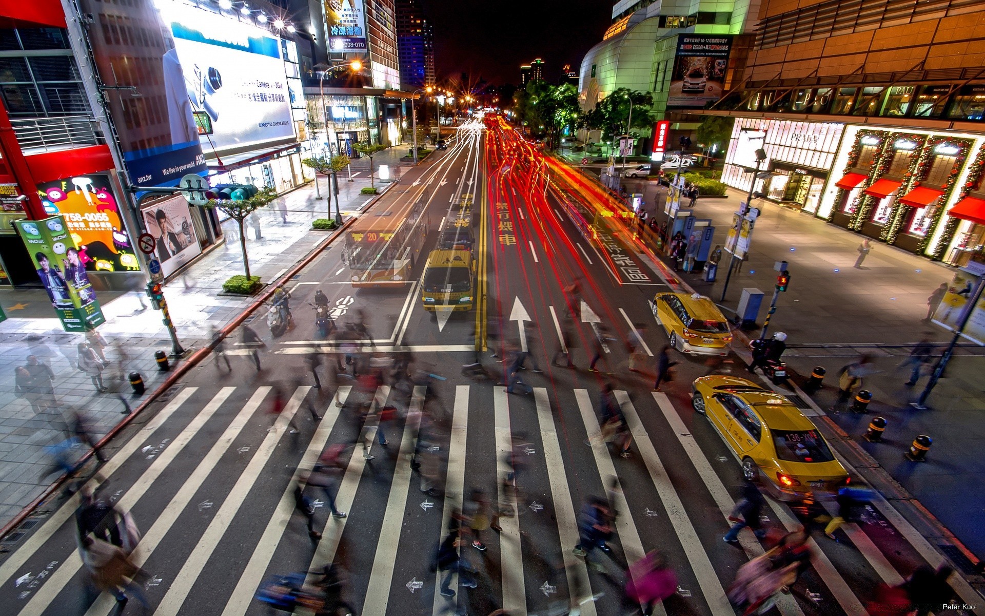 asia street shopping traffic city road transportation system car commerce stock bus rush urban blur travel motion commuter business action