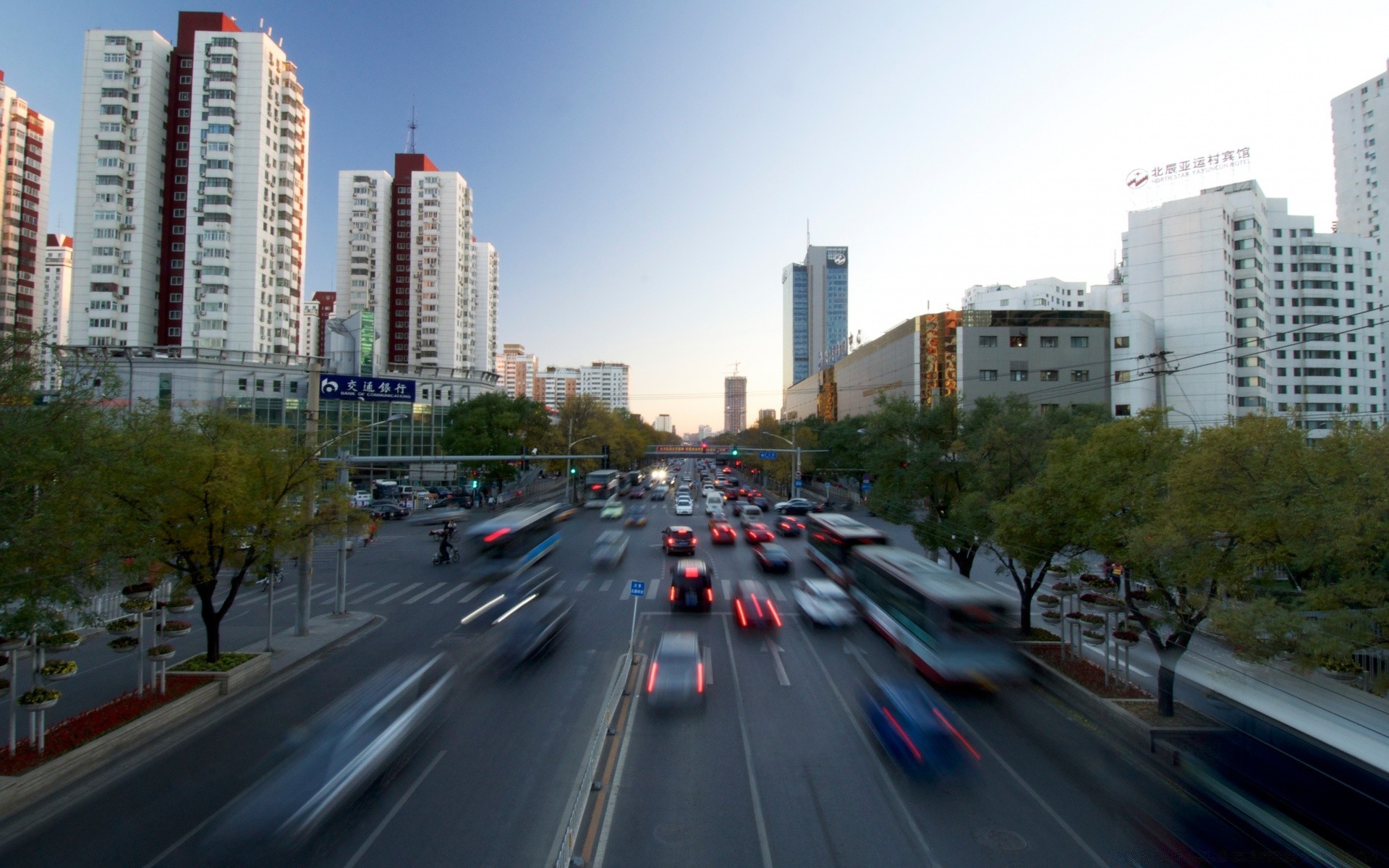 asya yol şehir trafik ulaşım sistemi seyahat şehir merkezinde sokak gökdelen otoyol araba mimari ev iş şehir kentsel modern gökyüzü ofis bulanıklık manzarası