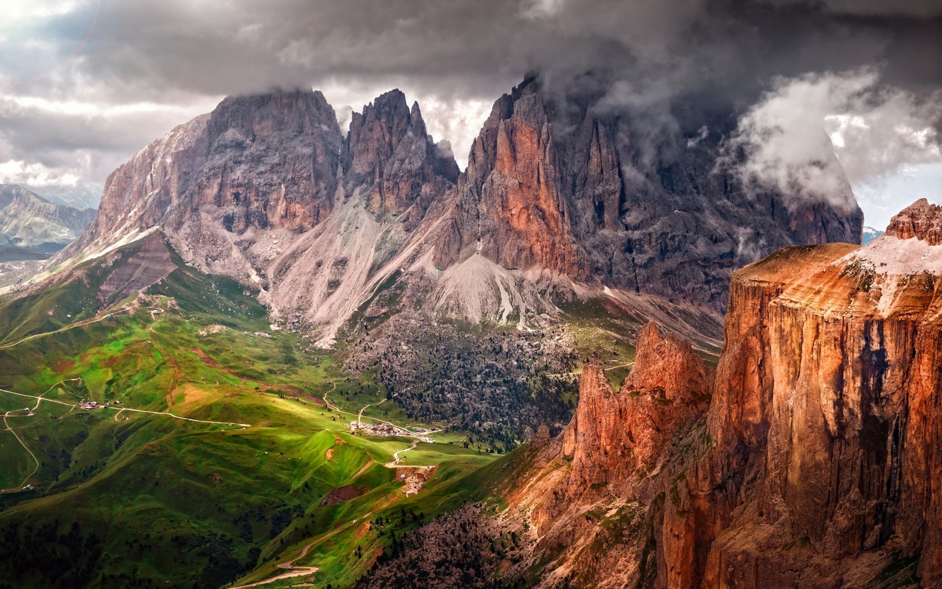 europe mountain landscape travel valley rock outdoors nature scenic sky mountain peak pinnacle cloud sunset