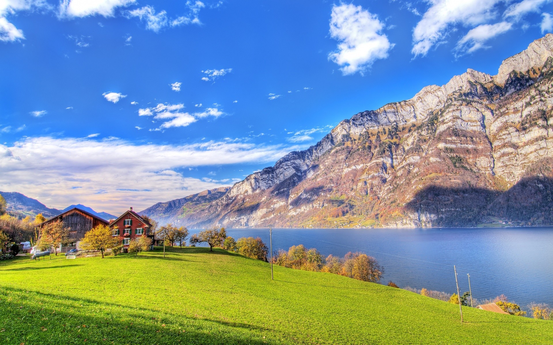 europa reisen natur landschaft im freien himmel berge wasser holz gras landschaftlich sommer see baum tal idylle