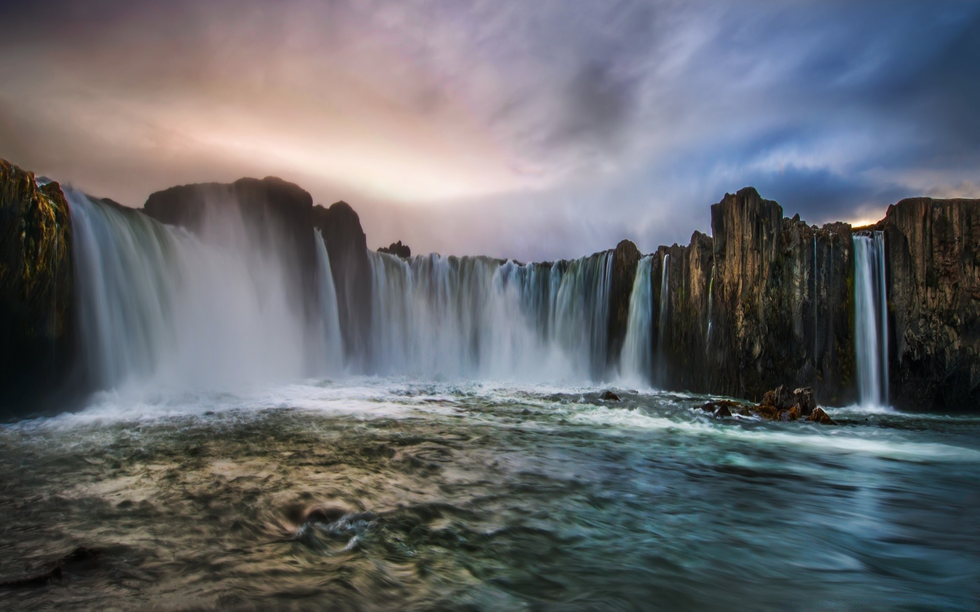 europa agua cascada río viajes paisaje cascada naturaleza arco iris al aire libre movimiento fotografía otoño roca puesta de sol paisaje cielo corriente