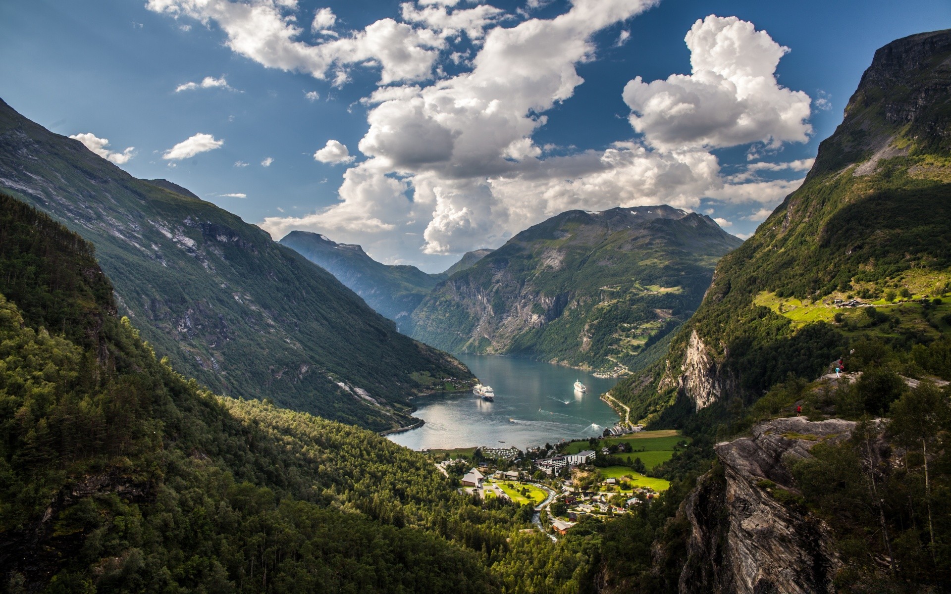 europe mountain travel landscape nature water outdoors valley sky rock scenic river wood summer