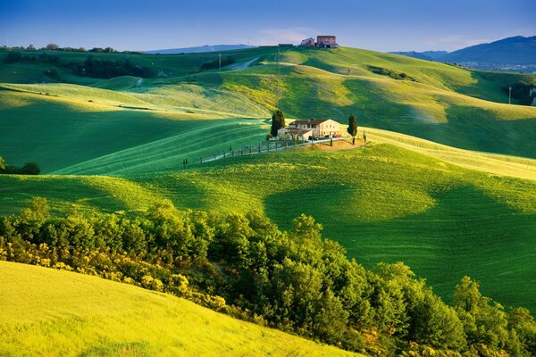 Paesaggio europeo dei campi rurali