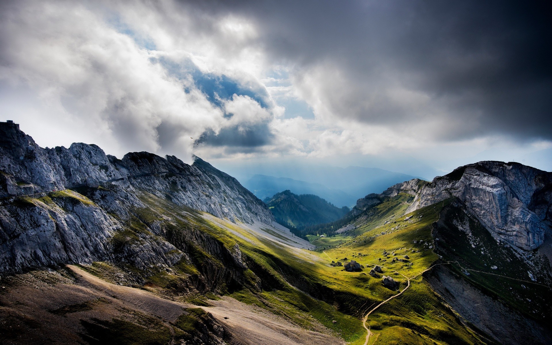 europe mountain landscape travel snow nature sky outdoors rock mountain peak hike valley scenic high