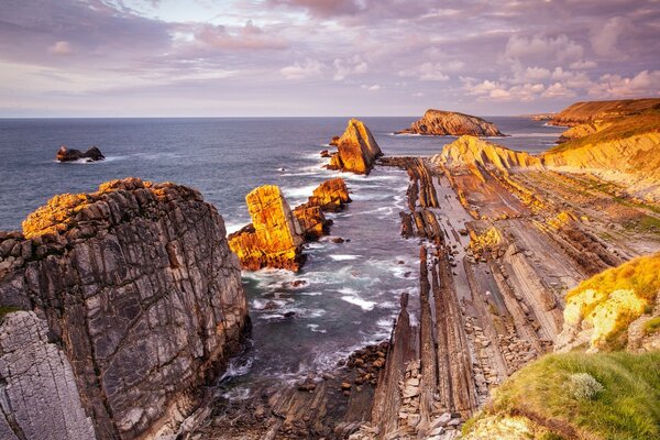 The boundless rocky coast of Europe