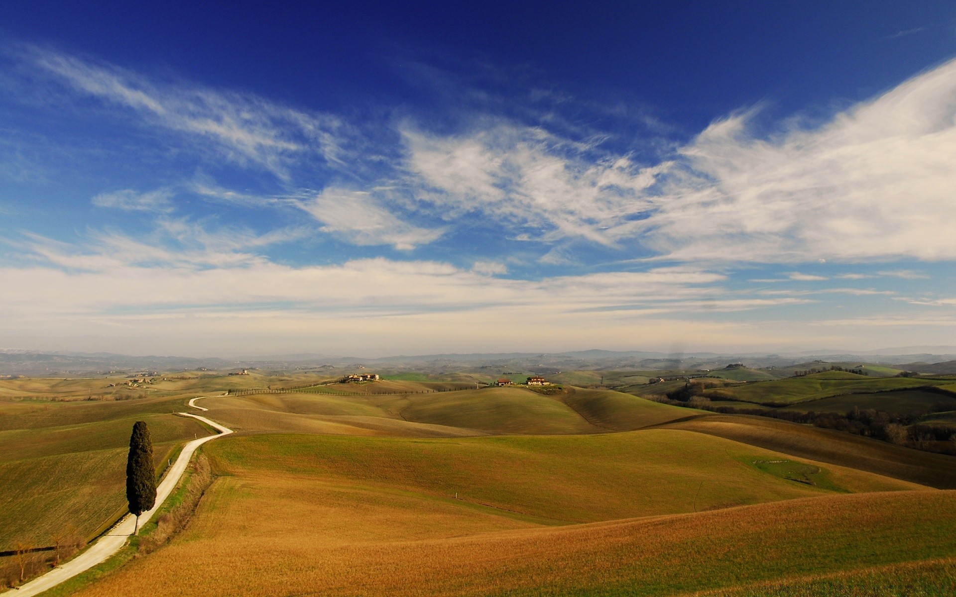 europe landscape sky travel sunset grass outdoors nature dawn cropland road countryside hill pastoral