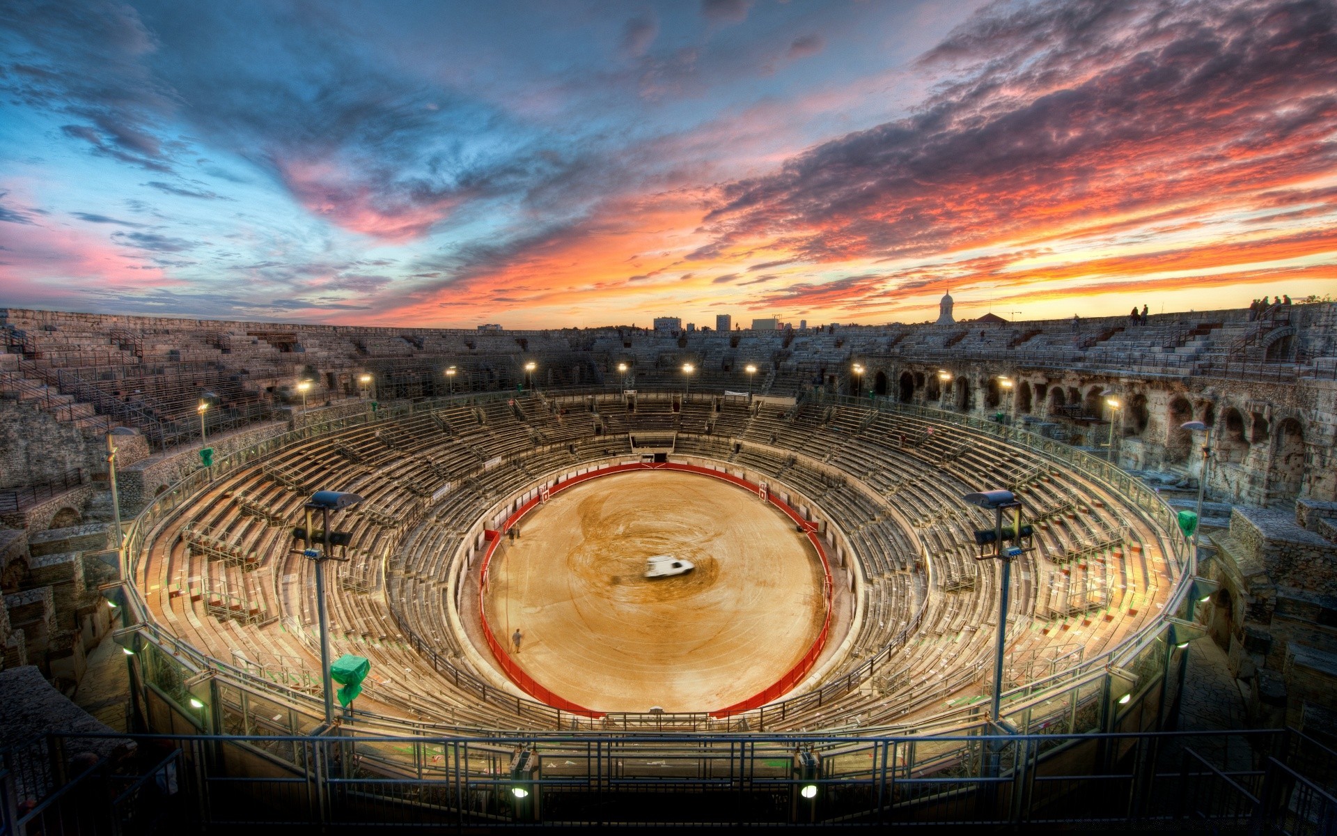 europa stadio viaggi luce città