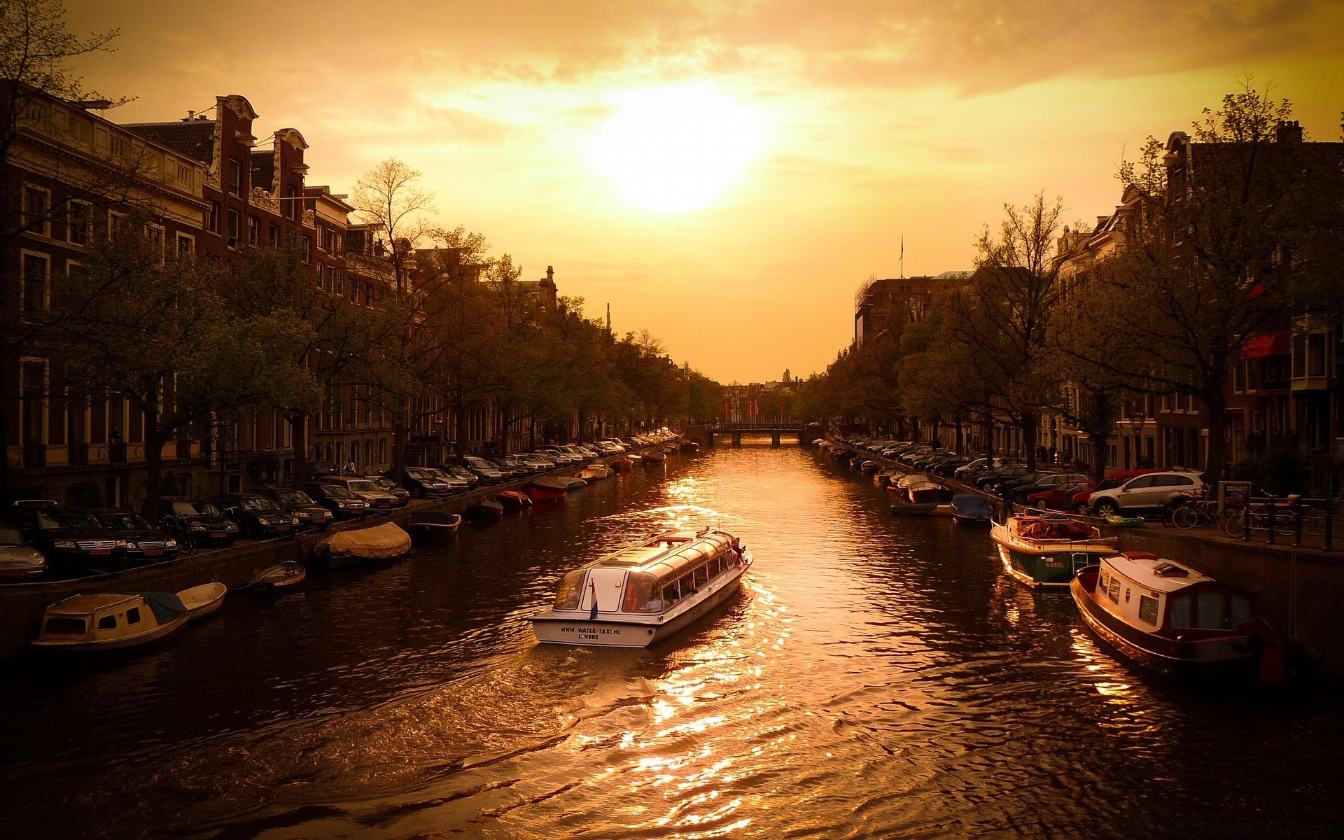 europe water river sunset boat reflection travel city evening dawn town architecture lake canal dusk outdoors tourism