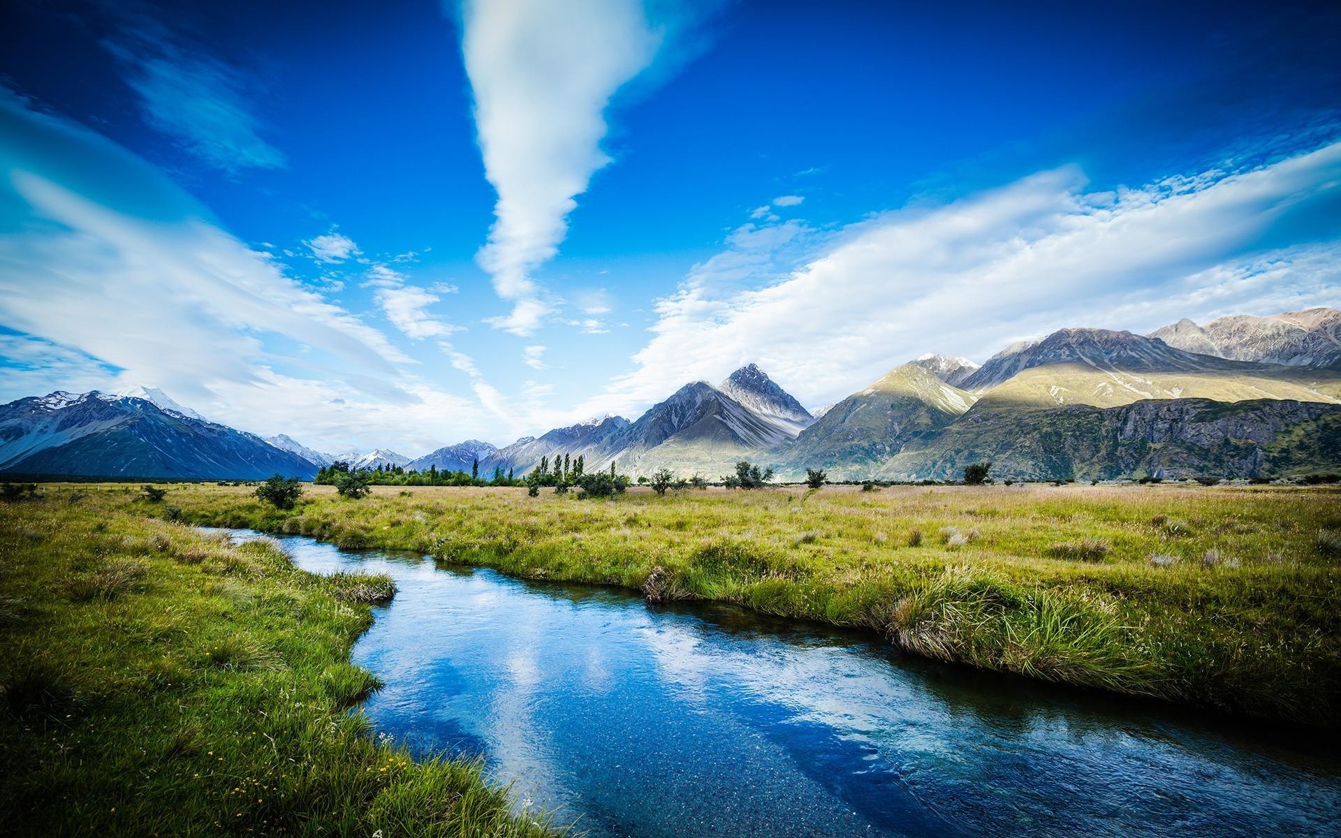 paysage eau nature lac voyage paysage à l extérieur ciel montagnes réflexion bois rivière été herbe