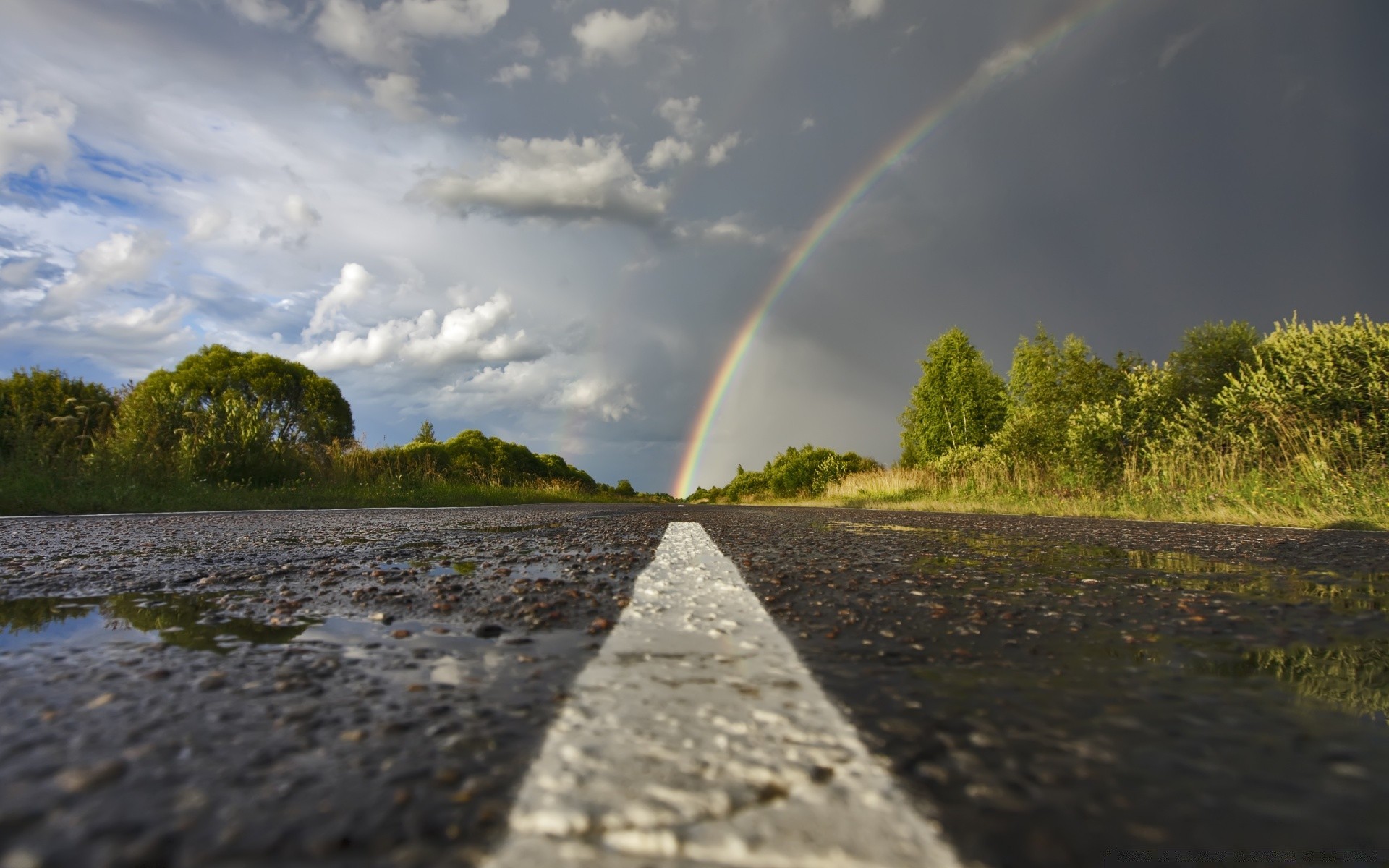 paesaggio strada paesaggio natura acqua cielo pioggia guida viaggi all aperto arcobaleno fiume lago alba tempesta albero estate