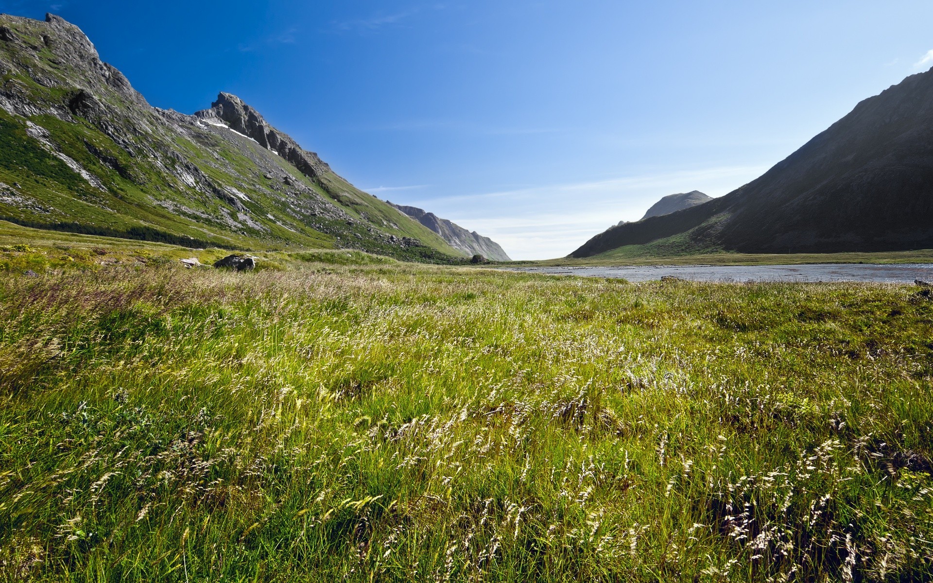 europe landscape mountain outdoors travel nature sky grass scenic valley water hill hayfield daylight grassland summer lake