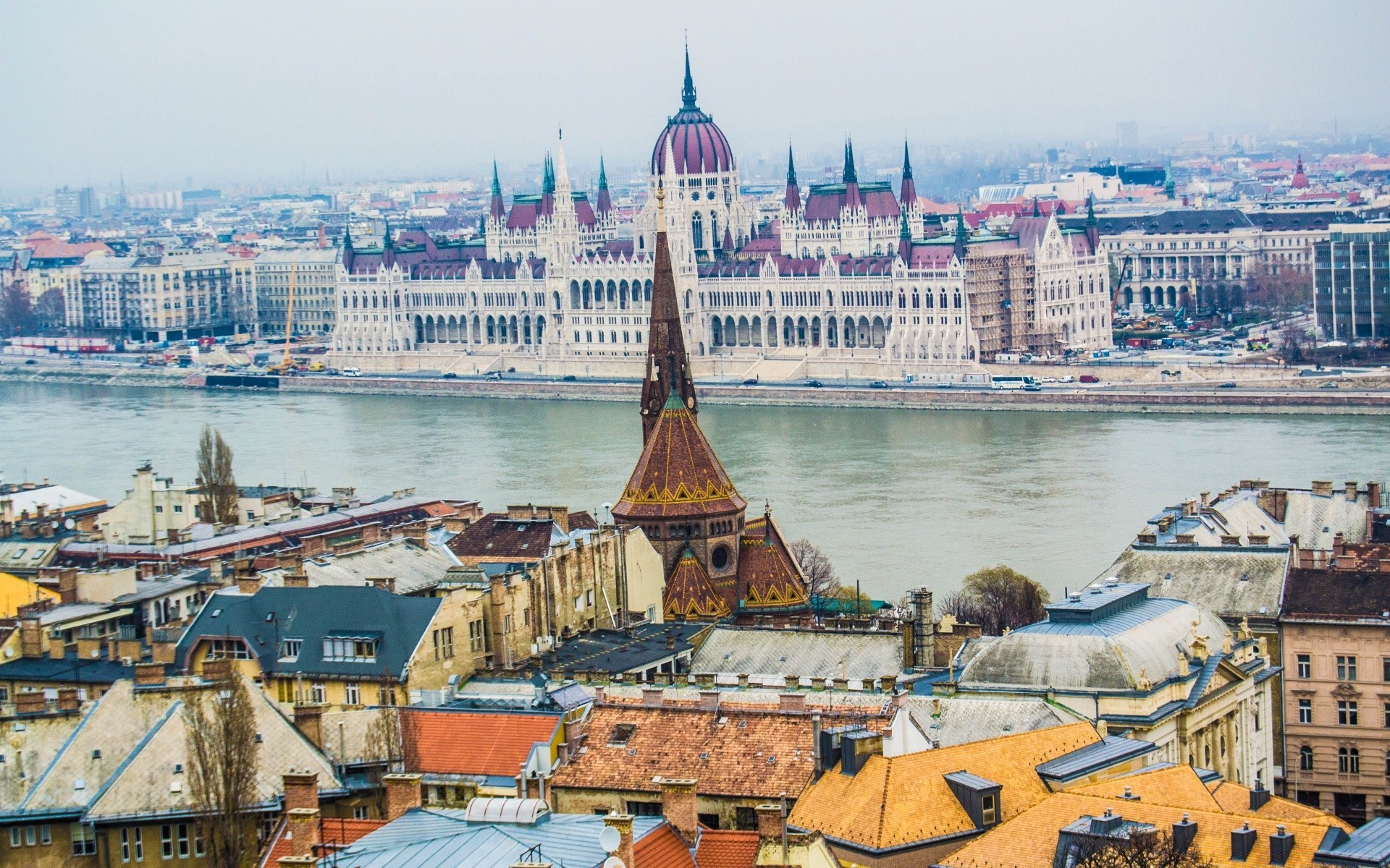 europe city town cityscape architecture travel church sea sight water tourism building boat house seashore cathedral roof harbor urban river watercraft