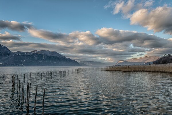 Paysage du lac d Europe