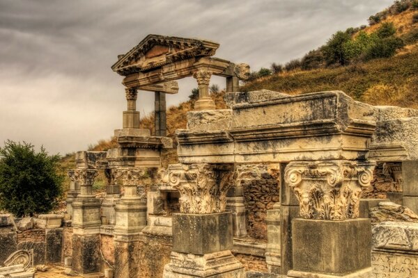 Impresionante arquitectura del antiguo templo