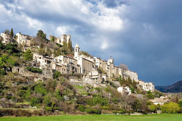 Castle on the green hill