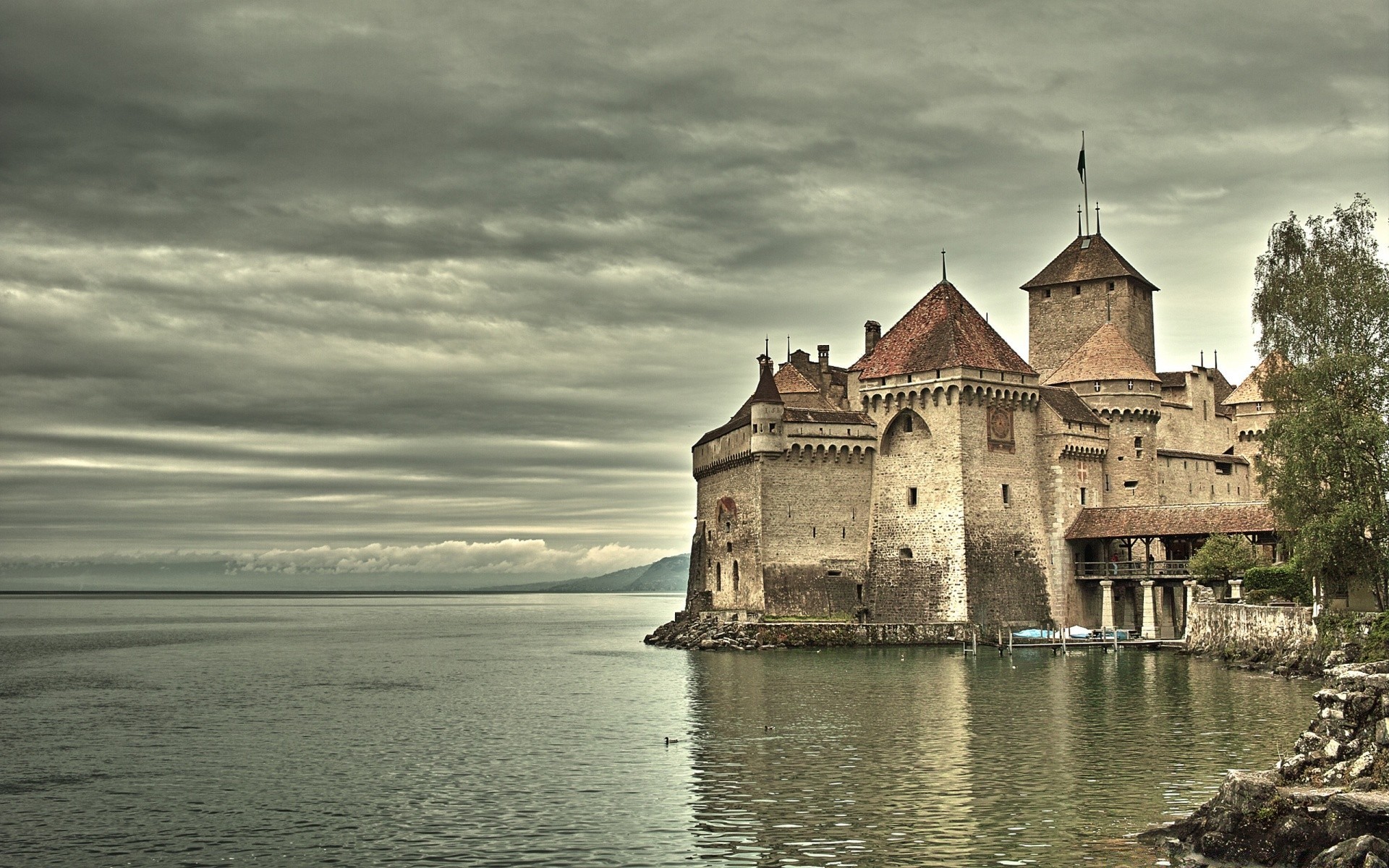 europa wasser architektur reisen himmel fluss schloss reflexion im freien