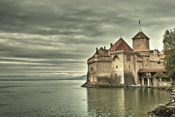 European castle, medieval architecture