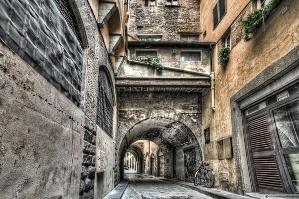 Stone streets of the ancient city