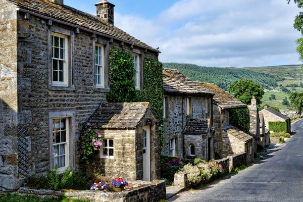 Maisons en Europe ancienne architecture