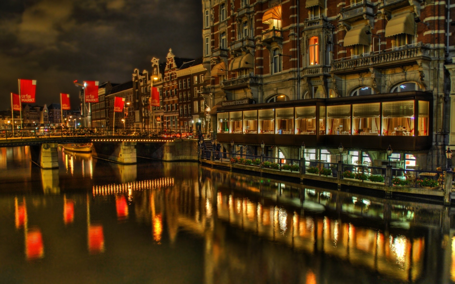 europa stadt reisen reflexion architektur wirtschaft abend städtisch haus brücke