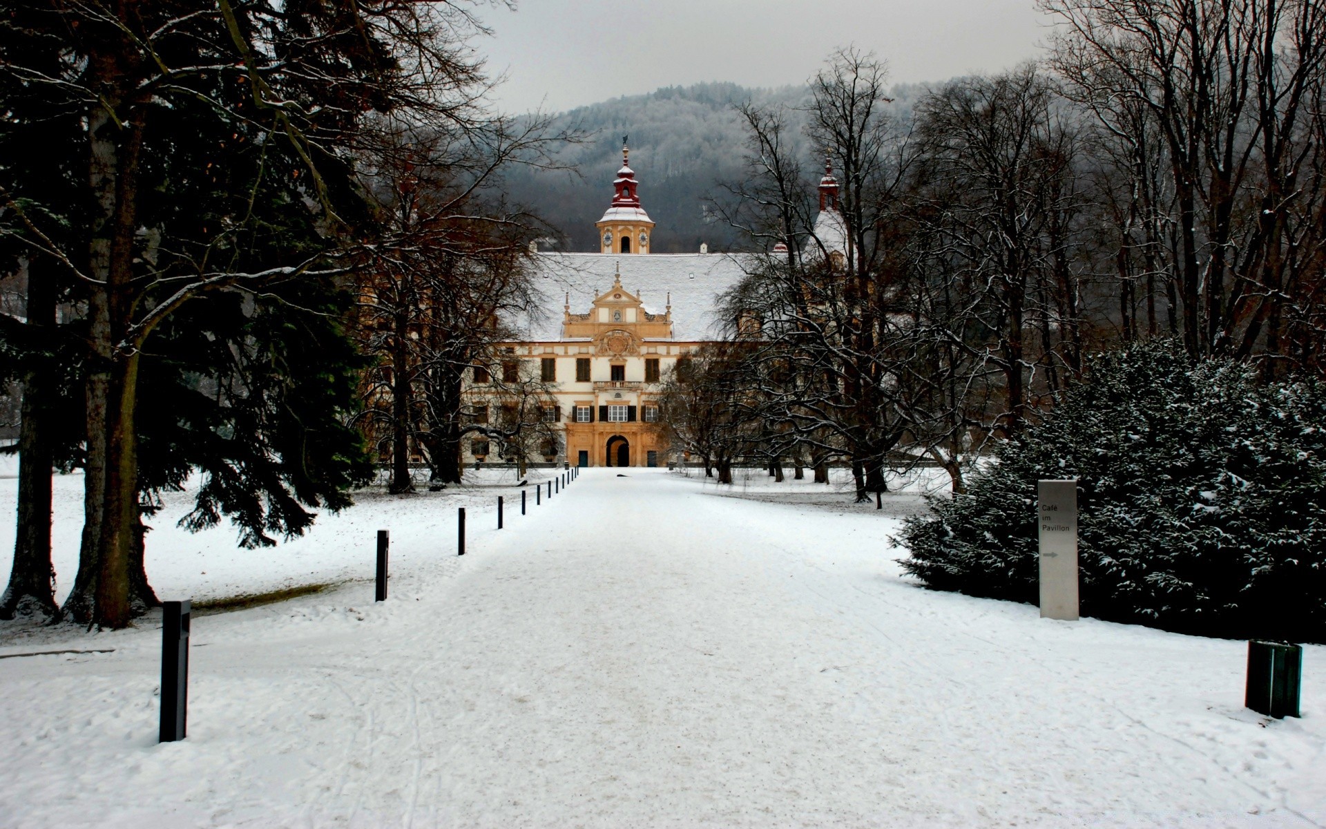 l europe neige hiver bois froid gel parc paysage glace architecture maison congelé rue bois météo tempête de neige route en plein air voyage saison