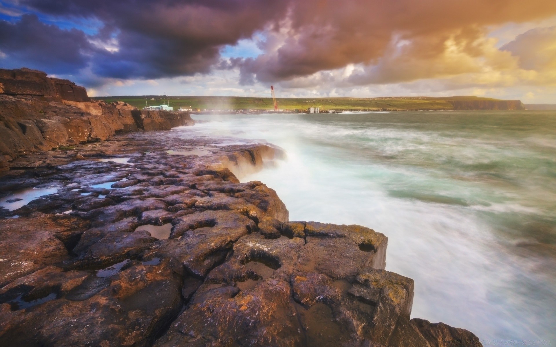 europe water travel landscape rock seashore sunset outdoors sky scenic ocean nature beach sea seascape