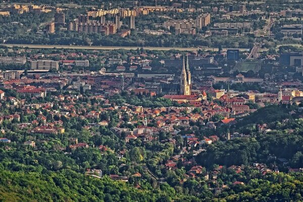 Città verde europea tradizionale