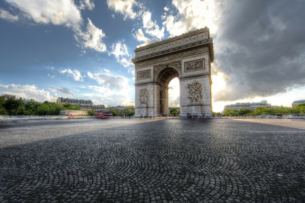 Monument de Paris arc de Triomphe