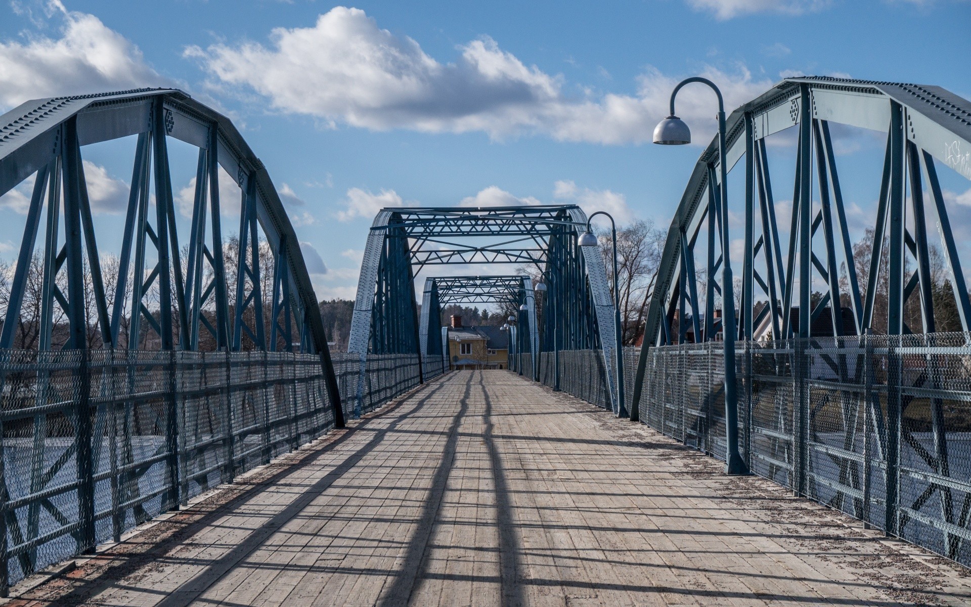 europa brücke himmel stahl eisen bau architektur reisen wasser eisenbahn ausdruck