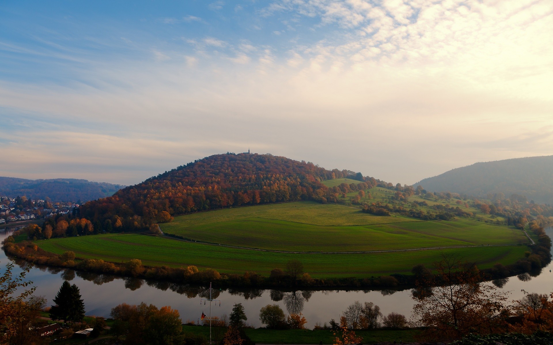 europe landscape travel tree nature mountain hill outdoors sky agriculture cropland grass wood countryside valley scenic summer