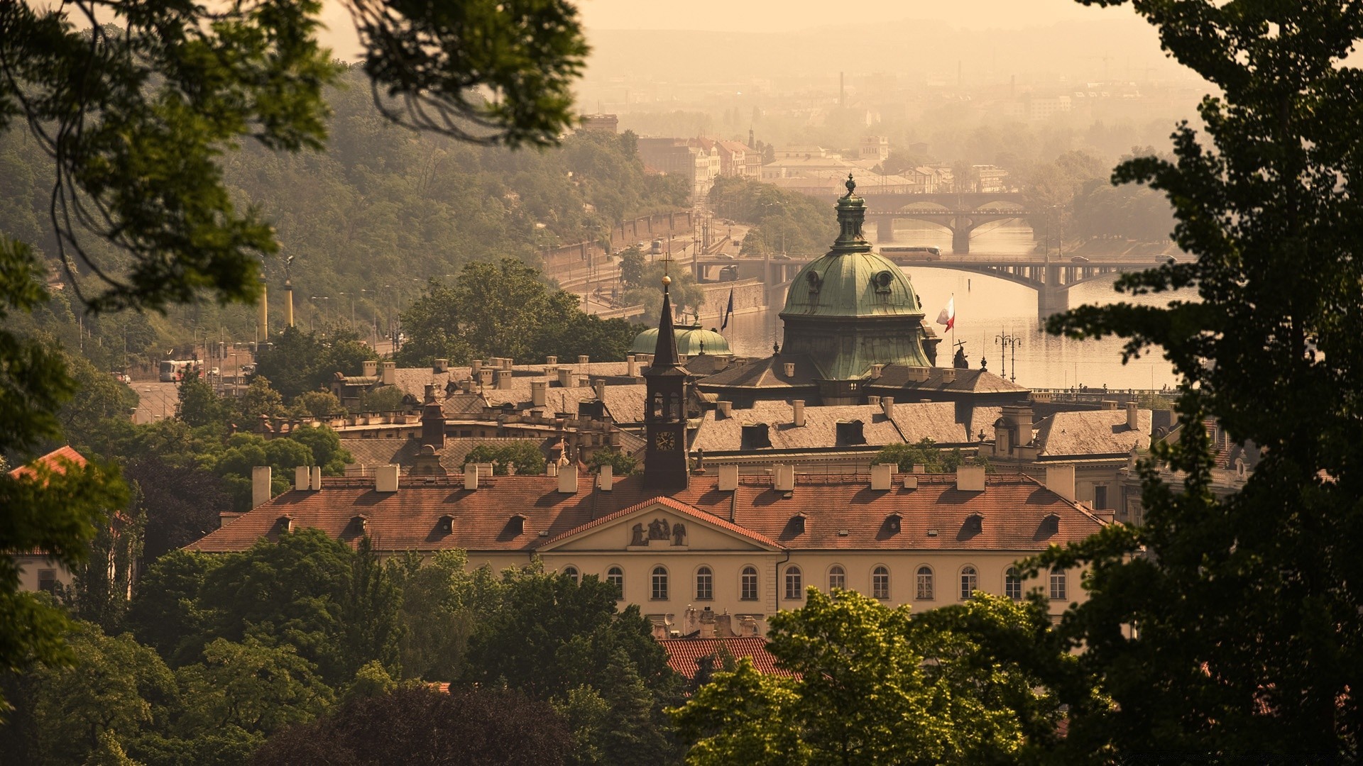 europe architecture travel tree building city castle church town house hill religion tower outdoors home landscape