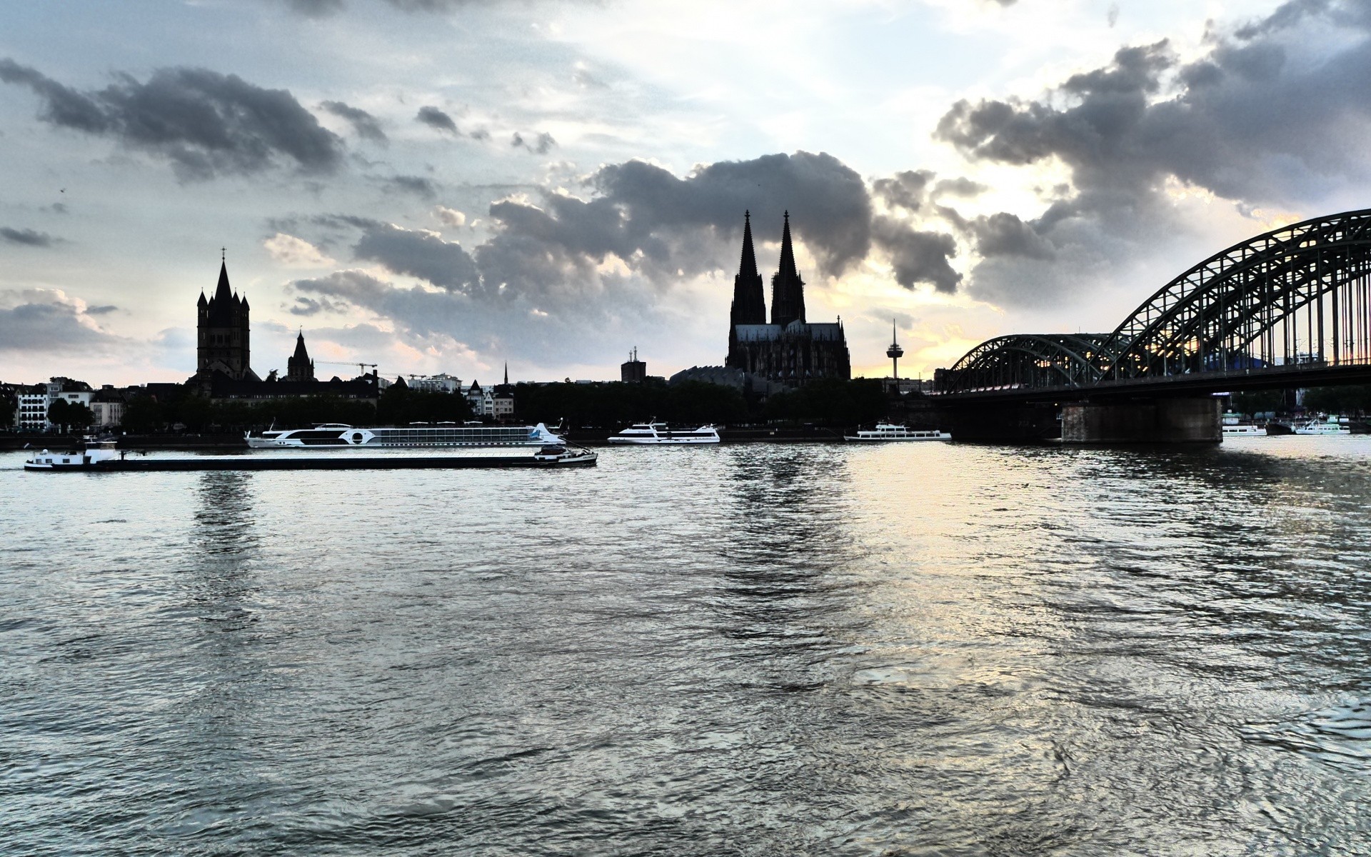 europe architecture river city water bridge travel skyline sunset sky building cityscape outdoors reflection dawn dusk landmark tower evening urban