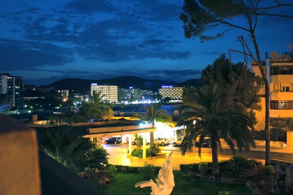 Hotel in the European resort