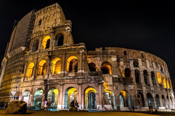 Ruins of ancient architecture in Europe