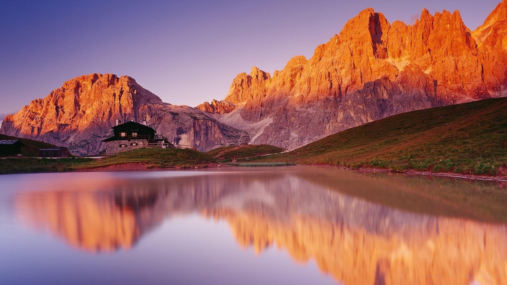 europe water sunset travel landscape dawn reflection outdoors mountain lake nature sky scenic evening desert rock