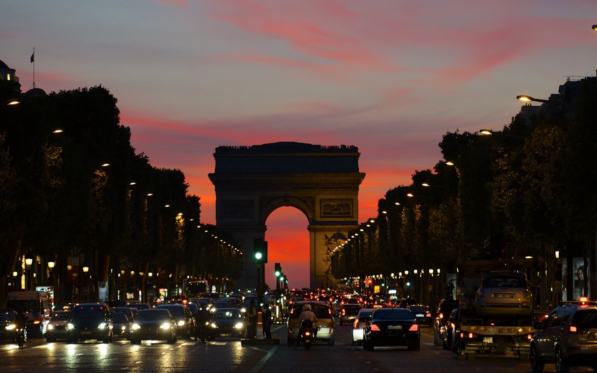 europa città viaggi sera tramonto architettura crepuscolo casa strada