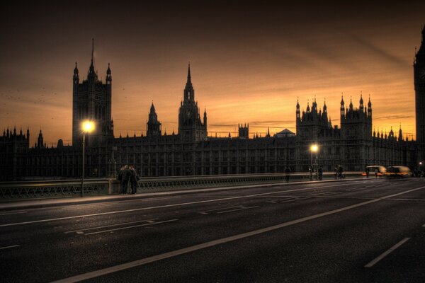 Arquitectura urbana Europea en el crepúsculo