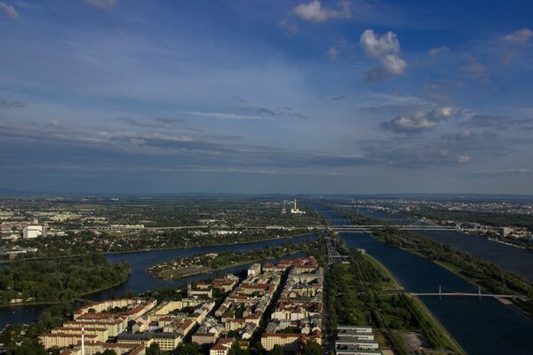 Urban architecture. Beauty from a bird s-eye view