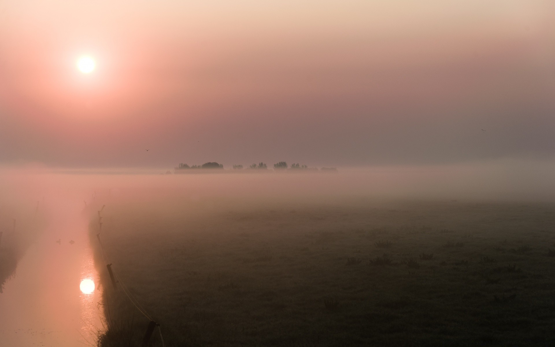 europe sunset fog dawn landscape sun mist evening dusk water weather beach sky backlit sea light outdoors lake fair weather moon