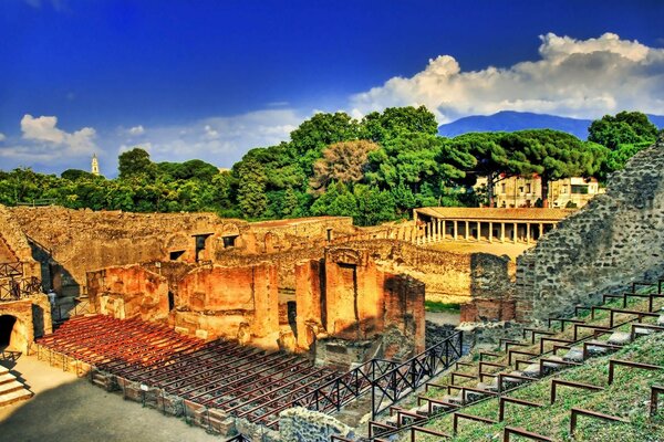 Architecture of an ancient European city