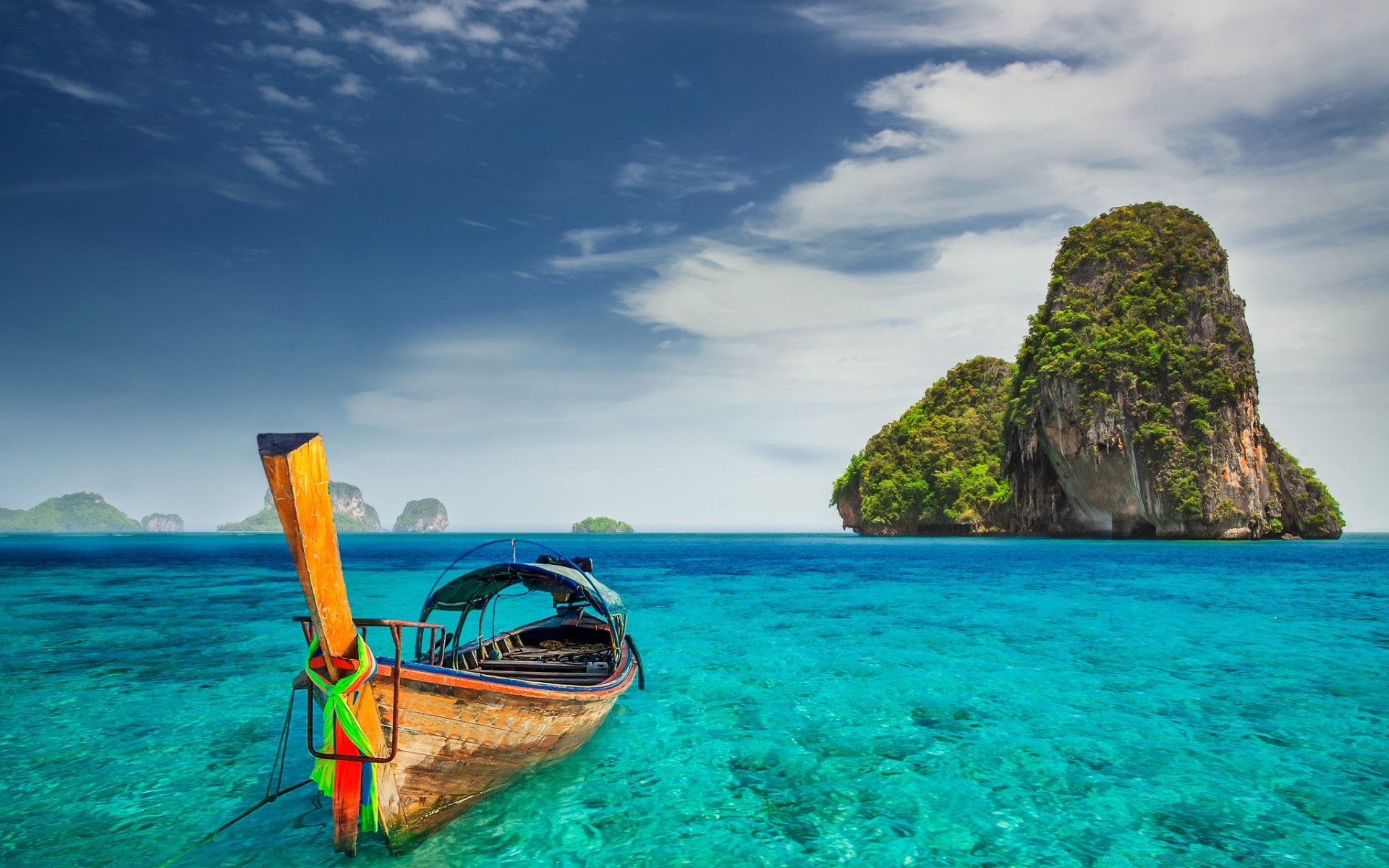 insel tropisch wasser insel reisen strand idylle türkis sand ozean sommer exotisch meer landschaft lagune urlaub meer paradies sonne himmel