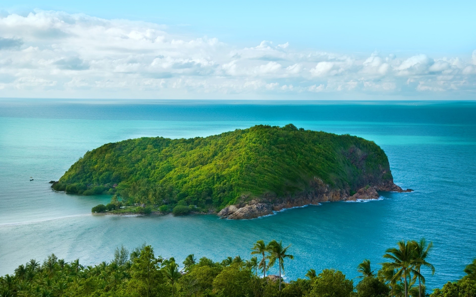 insel wasser reisen insel meer meer tropisch strand landschaft ozean natur bucht idylle sommer landschaft landschaftlich türkis himmel urlaub sand