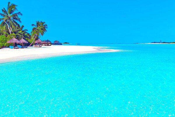 Ilha paradisíaca para um bom descanso