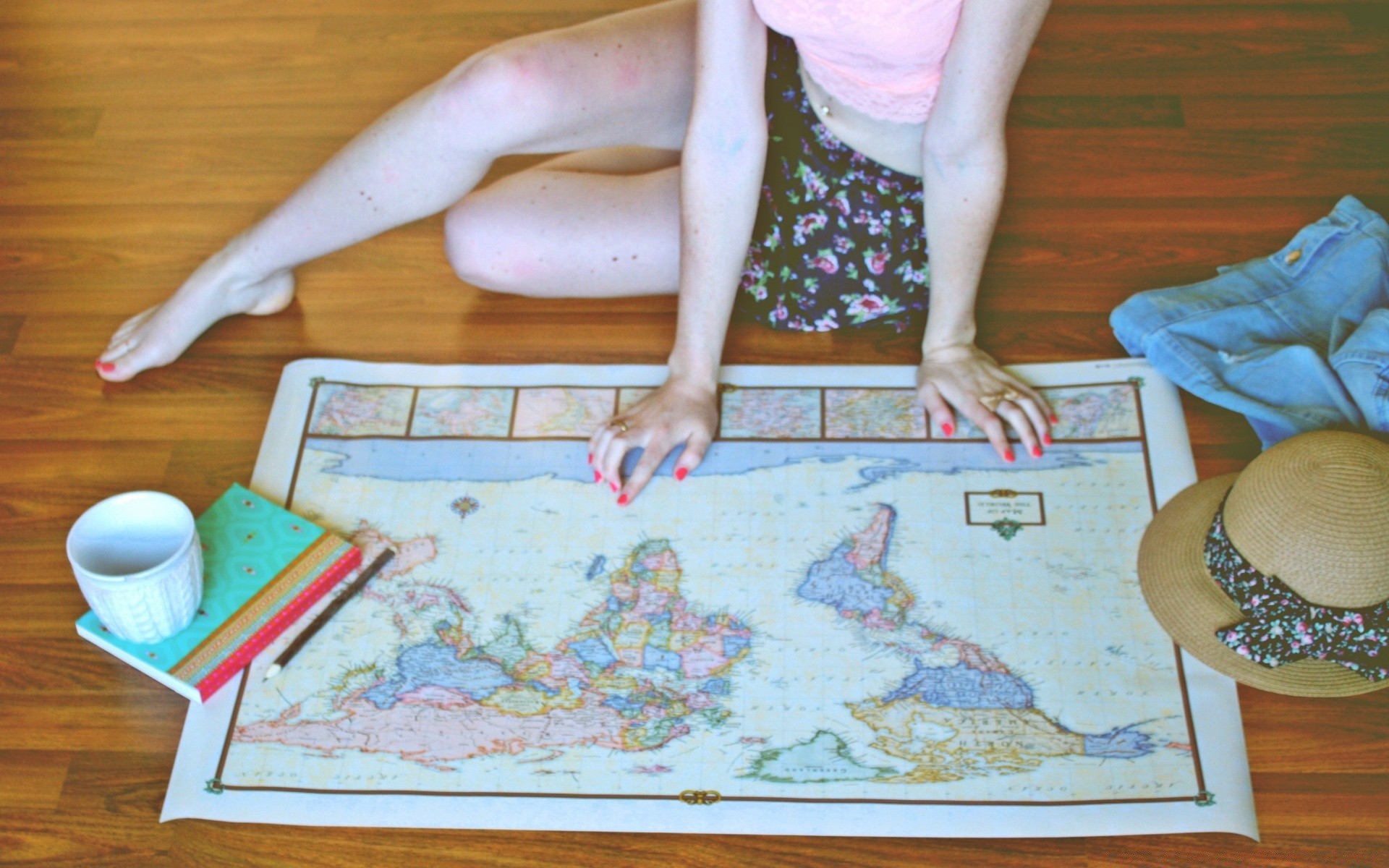 maps recreation painting education leisure table adult one school art