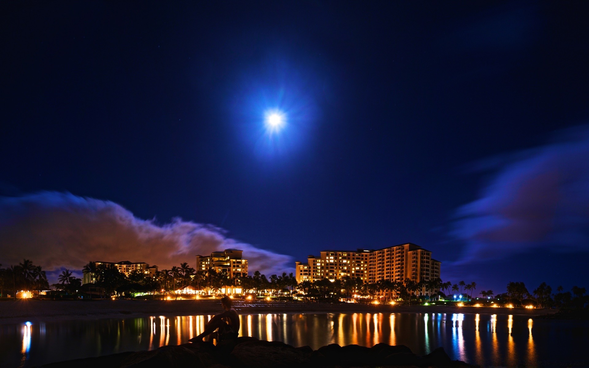 islas ciudad agua noche arquitectura luna puesta de sol reflexión crepúsculo cielo viajes ciudad luz amanecer puente río casa centro de la ciudad skyline