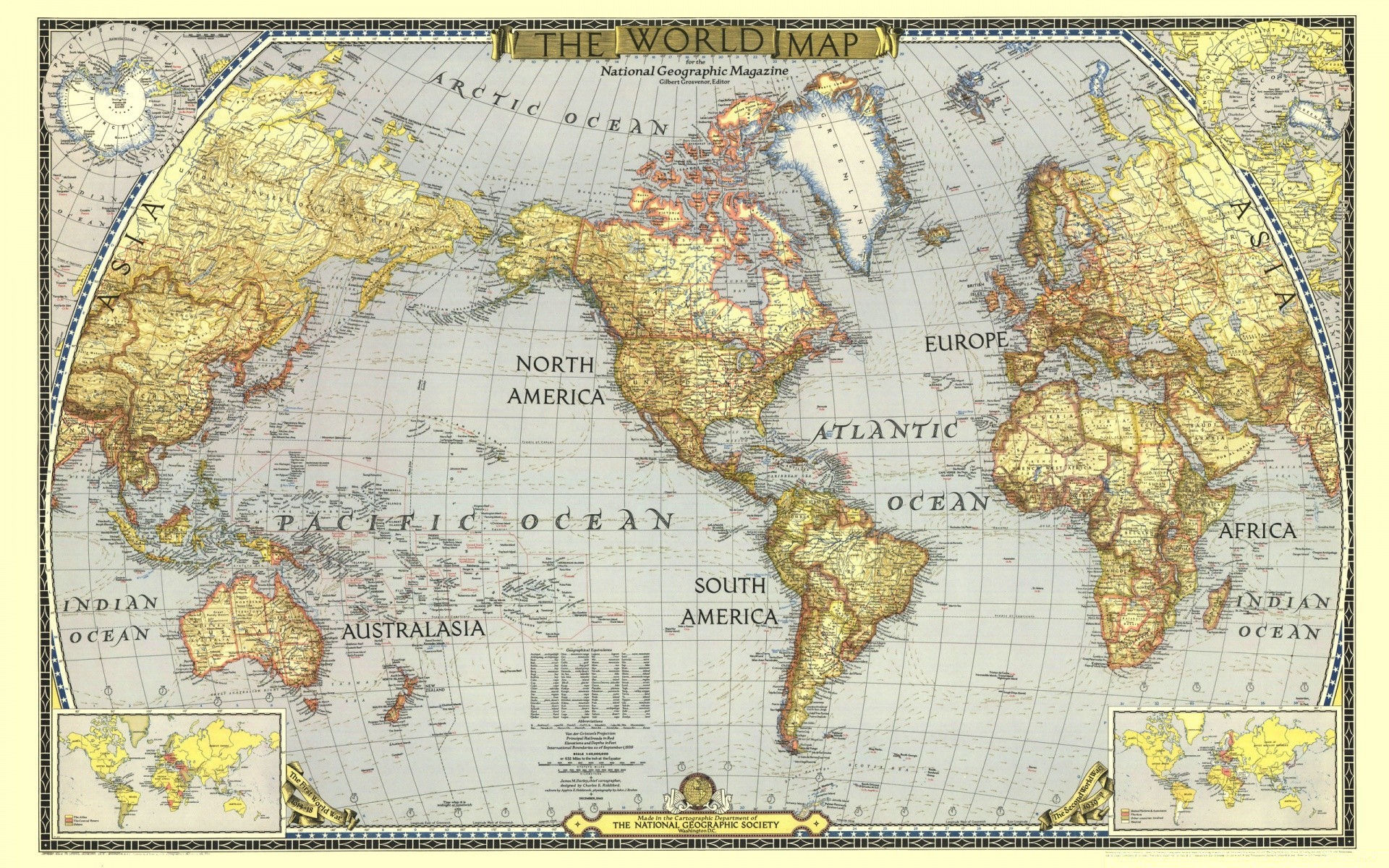 подложка на письменный стол карта мира