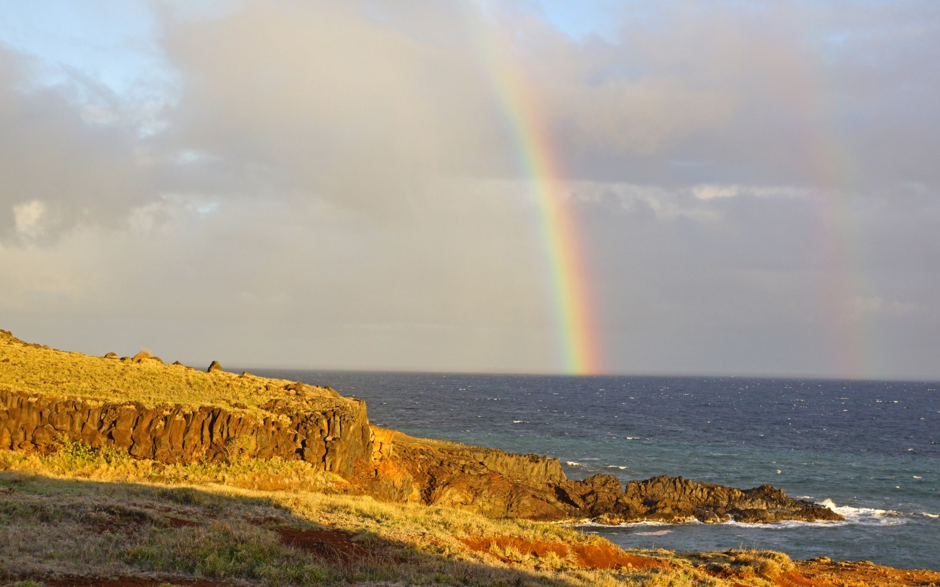 islas arco iris agua paisaje viajes cielo tormenta mar escénico al aire libre naturaleza mar puesta de sol playa océano lluvia tiempo noche roca