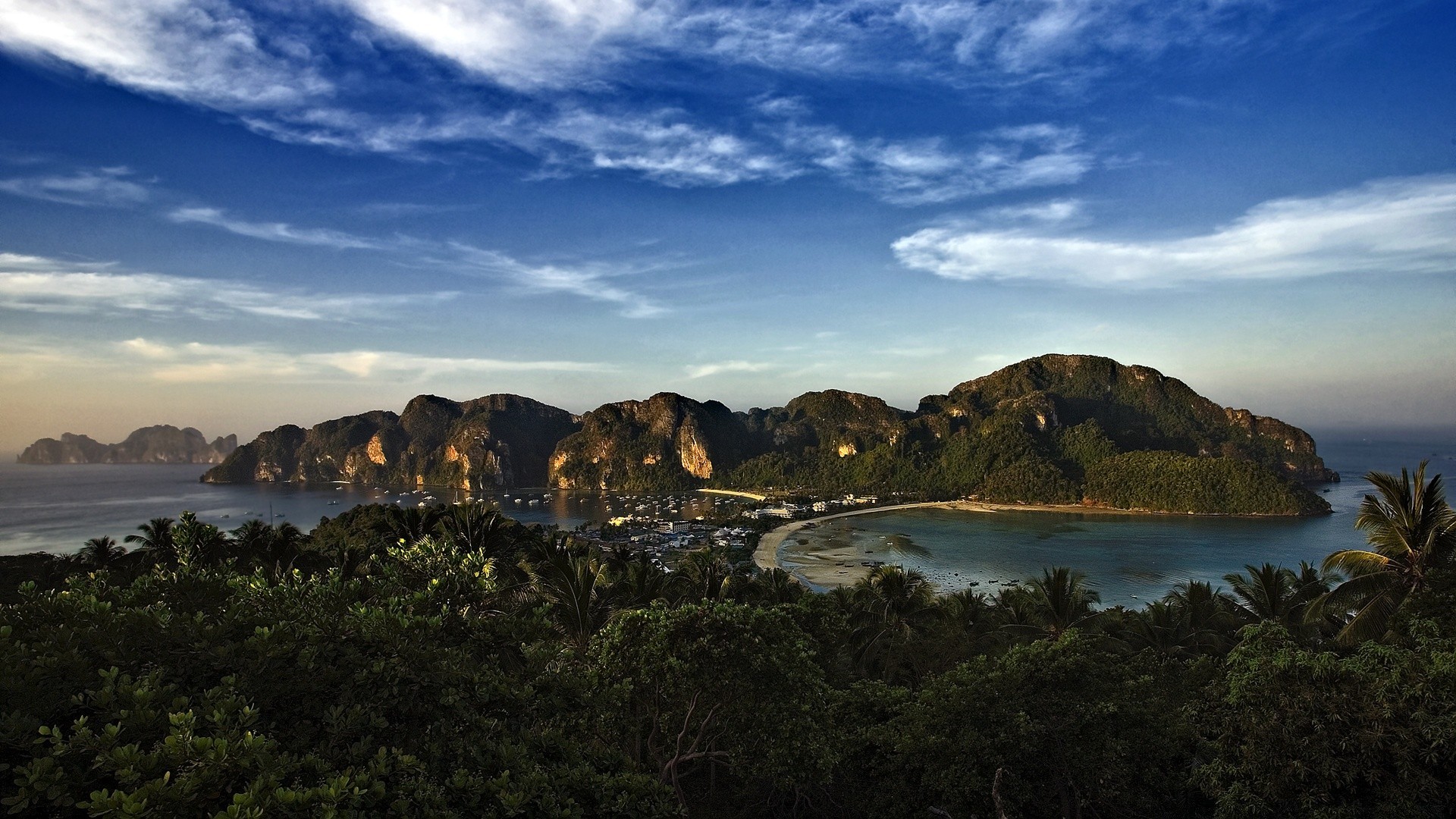 islands water travel sunset landscape sky sea seashore beach nature dawn ocean outdoors seascape evening dusk island mountain