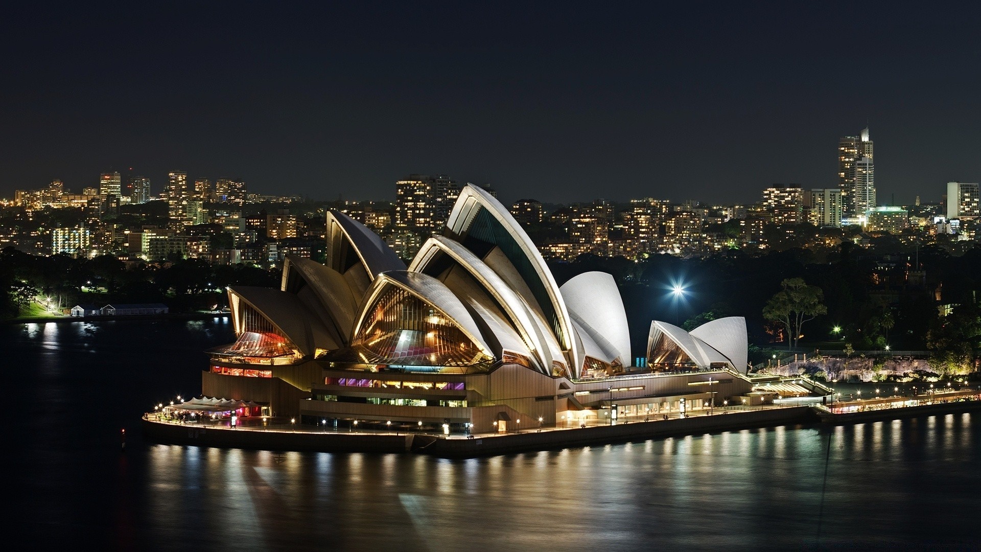 australia and oceania city travel architecture opera water cityscape river skyline waterfront bridge building evening sky reflection modern skyscraper urban dusk illuminated