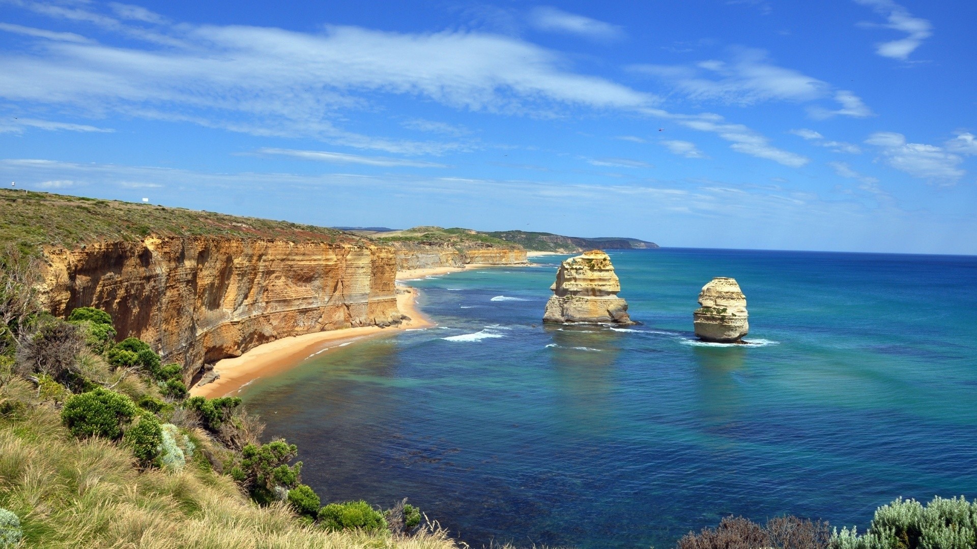 australia and oceania water seashore travel nature cliff sky landscape rock sea ocean beach outdoors scenic summer sand rocky seascape erosion surf